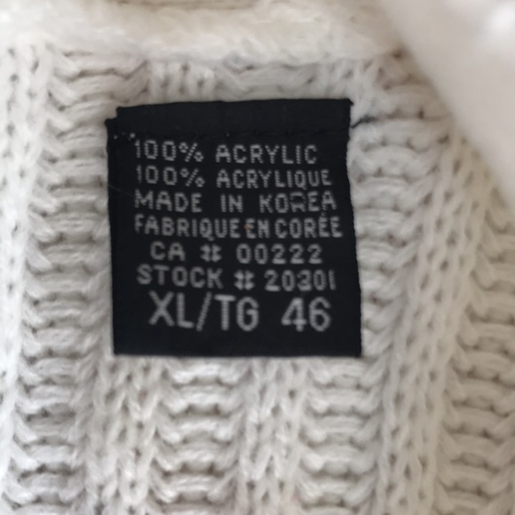 Cable knit oversized cardigan - the real deal grandpa sweater from sears! - Picture 4 of 12